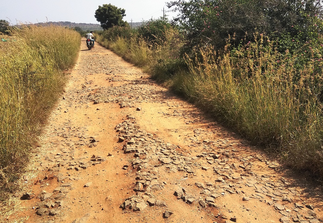 ಹನೂರು: ರಸ್ತೆ ದುರಸ್ತಿಗೆ ಆಗ್ರಹ